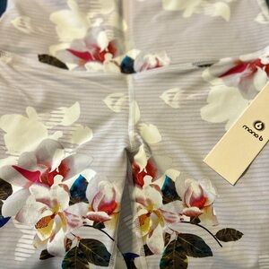 Mono B Floral Striped Leggings